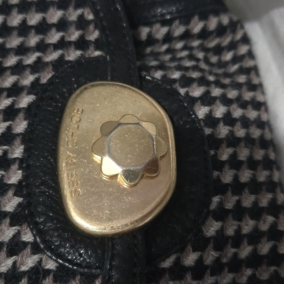 SEE BY CHLOÉ Bag mini/small crossbody black & cream/white - Picture 5 of 10